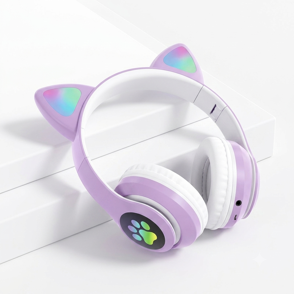 Cat Ear Wireless Gaming Headset