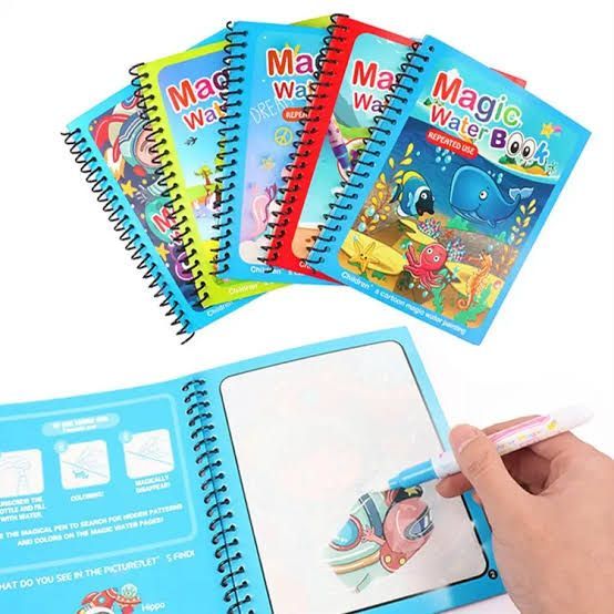 Magic Water Coloring Book Set