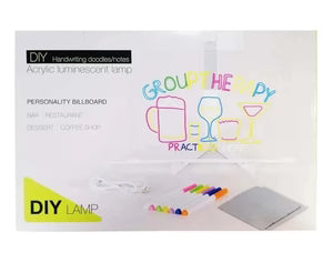 DIY Acrylic Luminescent Lamp