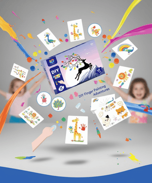 DIY Finger Painting Art Kit – Animal Edition