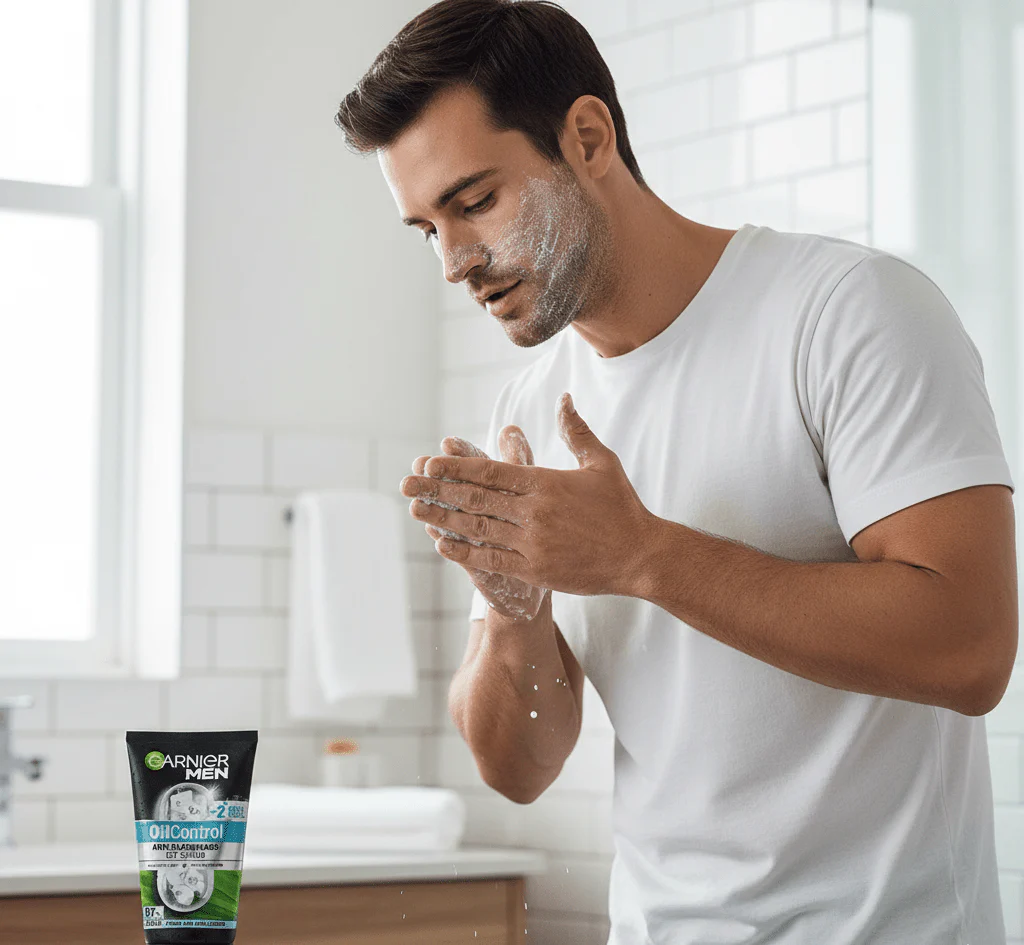Garnier Men - Oil Control Anti-Blackheads Icy Scrub