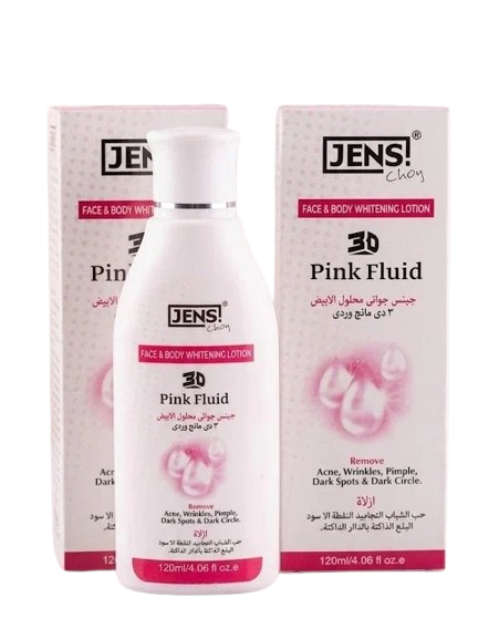 JENS Choy 3D Pink Fluid Face & Body Whitening Lotion