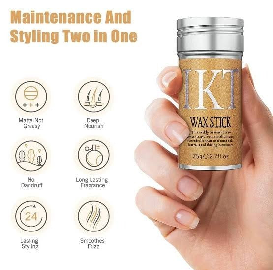 IKT 75gm Hair Wax Stick for Mess-Free Hair Styling and Control