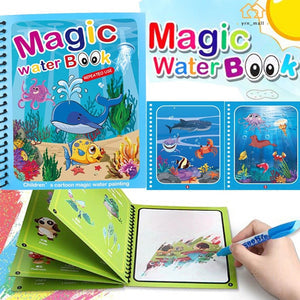Magic Water Coloring Book Set
