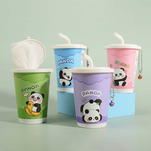 Panda Mini Makeup Wipes Can
