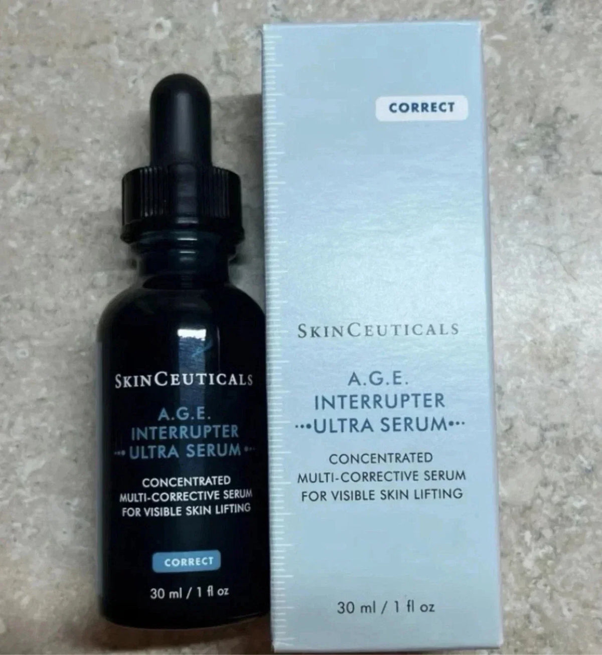 SkinCeuticals AGE A.G.E. Interrupter Ultra Serum Full Size 1 OZ NEW Sealed Fit And Glow
